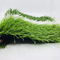 自然な緑のフットボールの人工的な草茎の形との60mm