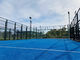 Padelの屋外の12mmパノラマ式のテニス コート鋼鉄Q235 10mx20m