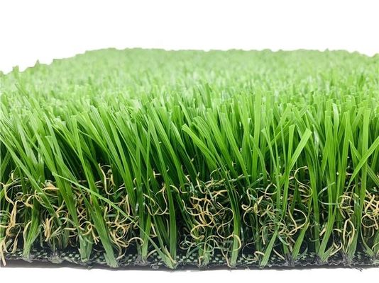 Wを支持するPU 15フィートは幅カスタマイズされた装飾の人工的な草の人工的な芝生を形づける